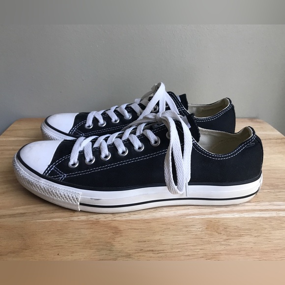 Converse All Star Chuck Taylor Canvas Sneakers Black Size: US Men 8.5 Women 10.5 - Picture 2 of 12